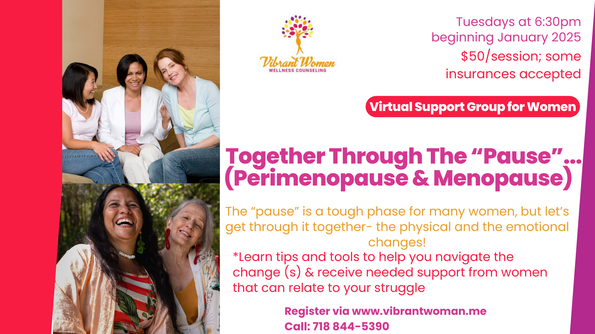 menopause support group for women